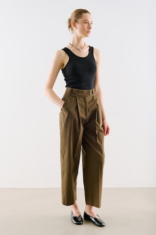Manuka Gabardin Straıght Pileli Pantolon Haki Aw26pnt00004-09