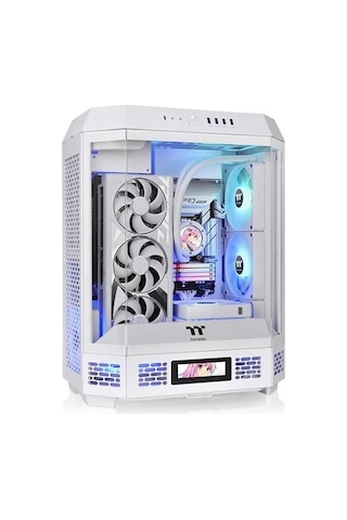 Thermaltake The Tower 600 TG CA-1Z1-00M6WN-00 Oyuncu Mid-Tower Bilgisayar Kasası Beyaz