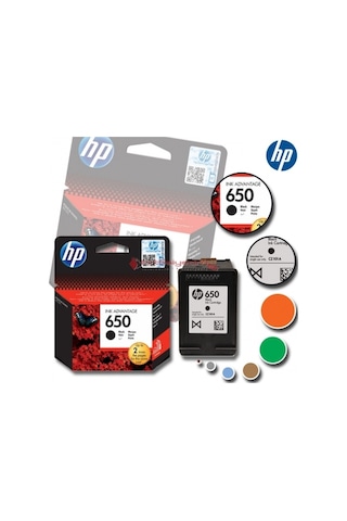 HP 650 2'li Renkli-Siyah Mürekkep Kartuş (Cz101Ae)