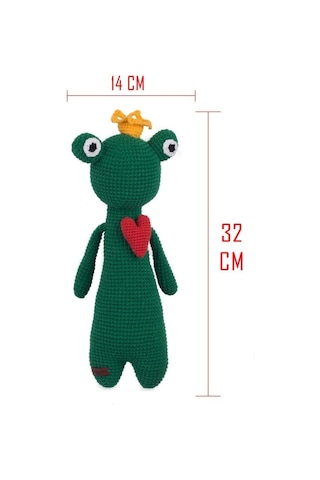 Amigurumi Organik Oyuncak-uyku Arkadaşı Kurbağ-örme Kurbağ-örme Bebek