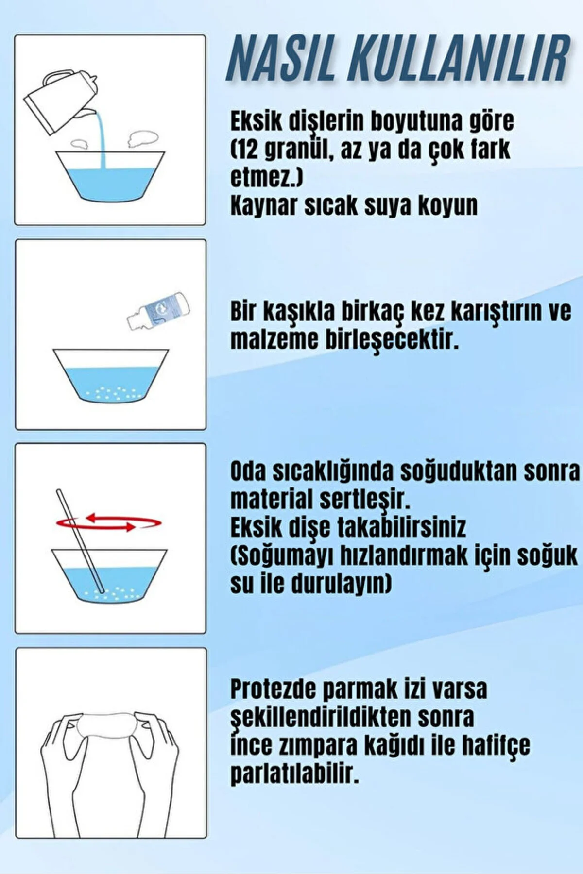 Evarelya Geçici Diş Dolgusu Evde Kolay Diş Onarımı
