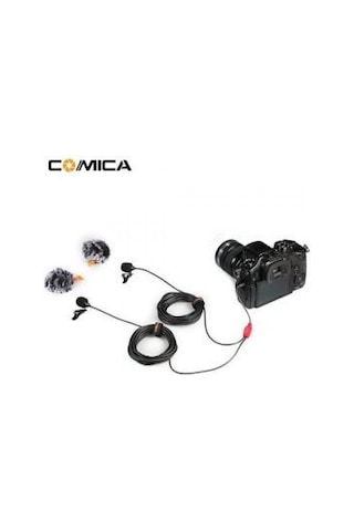 Comica Cvm-d02 Çiftli Yaka Mikrofonu 2.50mt