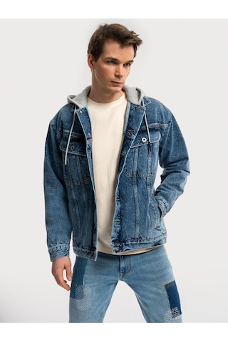 LOFT Regular Fit Erkek Ceket Lf2036128 Q1.v1 Denim