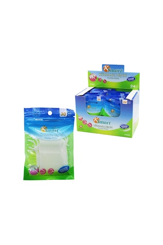 720 Adet Poşetli Kürdanlı Diş İpi 30pcs X 24