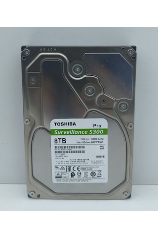 Toshiba 3,5" 8tb S300 Pro 256mb Hdwt380uzsva 7200rpm Sata 3 7/24