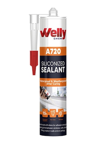 Welly Silikonize Mastik Beyaz 500gr Beyaz
