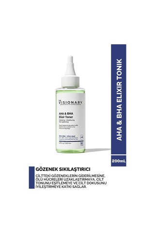 The Visionary Aha & Bha Gözenek Sıkılaştırıcı ve Canlandırıcı Tonik 200 ML