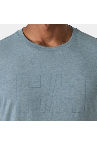 Helly Hansen Hh Tech Logo Erkek T-shirt-32439 Mavi