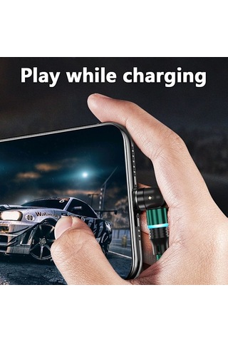 3-pack Magnetiska Usb-laddningskablar - Hållbar Flätad Nylon