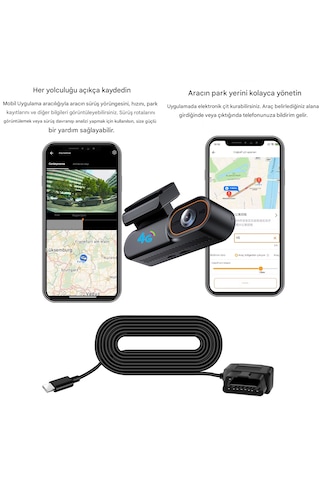 O-kam 2026 4g Araç Içi Kamera Ve Görüntülü Araç Takip Sistemi Google Maps 1080p Kamera Gps