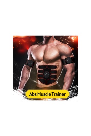 Lemestar Otomatik Kas Geliştirici - 6 Mod Ve 9 Seviye Şiddet Ayarı - Karın & Kol Bandları Seti - Pil İle Çalışır Pil Yok - Kolay Kullanım Siyah