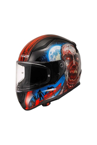 Ls2 Rapid 2 Zombie Kapalı Motosiklet Kaskı