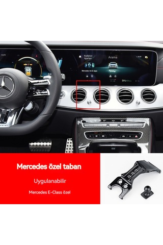 Aurora Mercedes-Benz E serisi Uyumlu Cep Telefonu Tutucusu