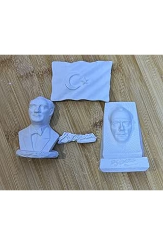Atatürk Heykeli Ve Türk Bayrağı Taş Boyama Seti 6 Renk Boya & 1 Fırça Kendin Boya Hobi Seti Atatürk Heykeli Ve Türk Bayrağı Taş Boyama Seti 6 Renk Boya & 1 Fırça Kendin Boya Hobi Seti