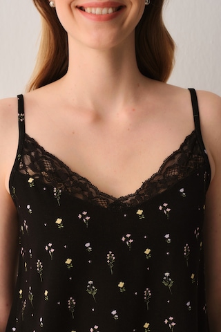 Suwen Lisa Atlet Şort Pijama Takımı Sh26632667325 Siyah