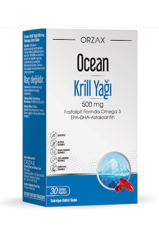 Ocean Krill Oil 500 MG 30 Kapsül