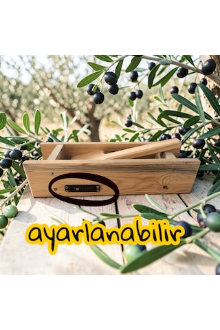 Ayarlanabilir Zeytin Kırma Aparatı - Zeytin Kırma Aparatı - Ayarlanabilir Zeytin Kırma Aleti Açık Bej