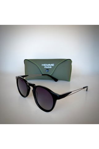 Hemme Paris He9025s C3 Unisex Güneş Gözlüğü Siyah