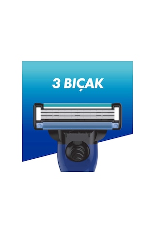 Mach3 Sport 1 Makine+ 3 Yedek Tıraş Bıçağı+200 Ml Hassas Köpük +300 Ml Şampuan +çanta