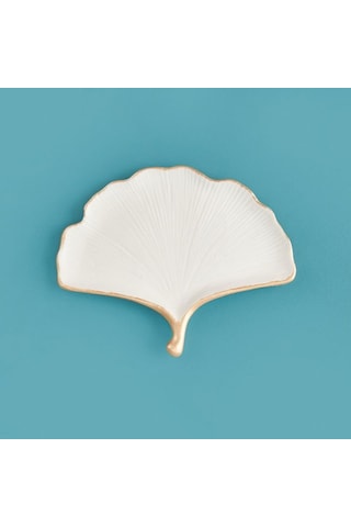 Evidea Deco Ginko Dekor - Beyaz - 17 Cm