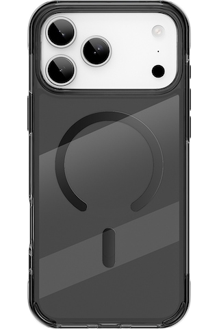 Apple Uyumlu iPhone 17 Pro Max Kılıf M-safe Özellikli Wiwu Mcc-702 Titanyum Pro Serisi Sert Pc Kapak Siyah Siyah