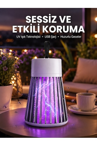 Kamp Bahçe İçin Şarjlı Böcek Kovucu Lamba - 4992