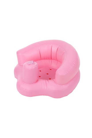 Yifomall Bebek Oturma Eğitimi Sandalyesi - Inflamalı Pvc Masaüstü/plaj/banyo Koltuğu - Ergonomik Tasarım - 5 Ay-2 Yaş - Pembe