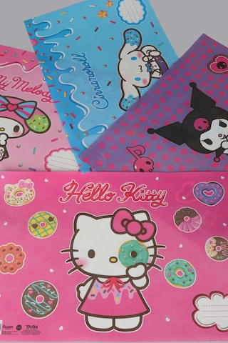 X Dekomus Lisanslı Hello Kitty,cinnamorol,my Melody,kuromi Best Friends 4 Adet Beslenme Örtüsü Diğer