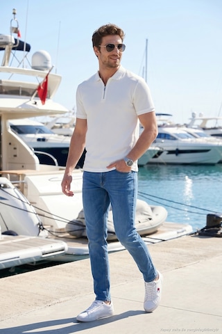 Buratti Pamuklu Normal Kalıp Jeans Erkek Kot Pantolon 2203c50parma Mavi