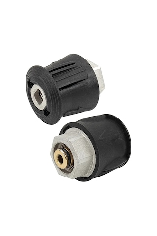 Karcher Uyumlu İçin Metal Basınçlı Yıkama Hortumu Konnektörü Dönüştürücü Güç Yıkama Çıkış Adaptörü M22 Karcher Uyumlu Bosch Nilfisk Yüksek Basınçlı Yıkama Hortumu