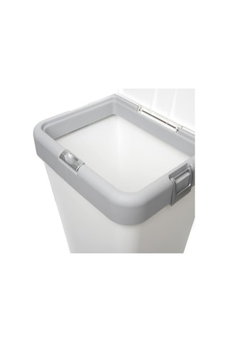 Motek Mono Çamaşır Sepeti - Beyaz - 40 Lt Beyaz