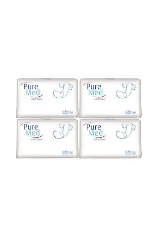 Puremed Yetişkin Bezi Bel Bantlı Tekstil Yüzey M - Orta -120 Adet