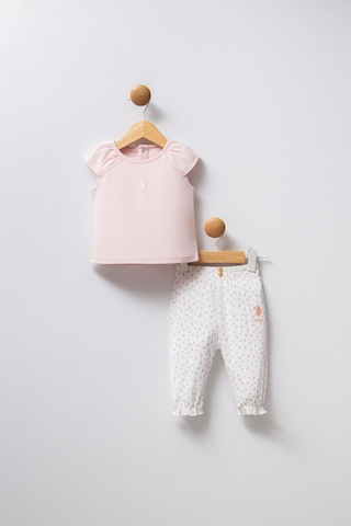 U.S. Polo Assn. Kız Bebek Pembe Takım Pembe