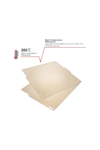 Fosenze Bambu Lab X1/p1p İçin 257x257mm İki Yönlü Peı Kaplı Manyetik Yaylı Çelik Platform - Pla/abs/tpu/tetg/nilon Uyumlu, Yumuşak Manyetik Yok