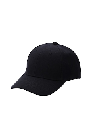 Belifanti Collection Siyah Spor Şapka Unisex Arkası Cırtlı Ayarlanabilir