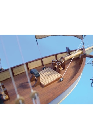 Türk Model 1/50 125 Boğaziçi Kotrası, 52,5 Cm. Ahşap Model Kiti-55221