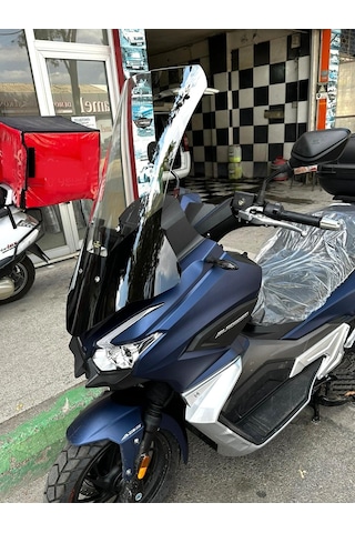 Motocam Rks Blade 350 Ön Cam 2023-2026 Model 75cm Şeffaf Renkli 4mm Uzun