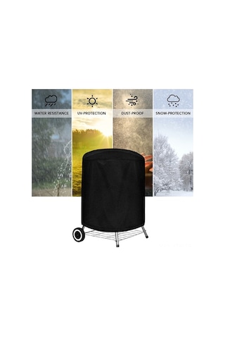 Artfulabode Veya Toz Taşınabilir Su Siyah Ocağı Mükemmel Mekan Mekan Kullanımı Katlanabilir Kapağı Kapağı Kapağı Kamp Izgara İp İle İçin İç Geçirmez Geçirmez Dış Bbq Bbq Ou Siyah