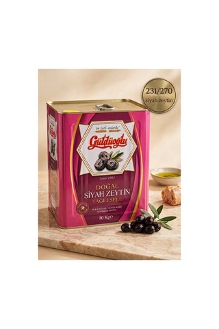 Yağlı Sele Siyah Zeytin 10 Kg Teneke - 230/270 Kalibre İri Boy Yağlı Sele Siyah Zeytin 10 Kg Teneke - 230/270 Kalibre İri Boy