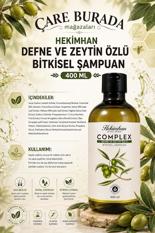 Complex Defne Ve Zeytin Özlü Şampuan 400 Ml