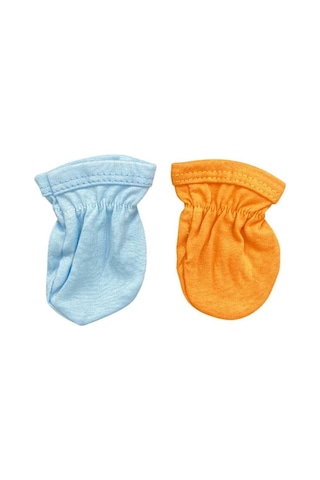 Sebi Bebek Eldiveni 0-3 Ay 9903 Turuncu-mavi Mavi - Turuncu