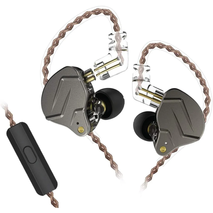 Kz Zsn Pro Gri Mikrofonsuz 3.5mm Kulak İçi Hibrit Kulaklık Kz-zsn-pro-nomıc-gr