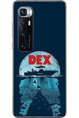 Xiaomi Mi 10 Pro Uyumlu Şeffaf Kılıf Dexter Tasarımlı