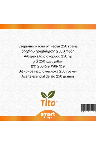 Tito Sarımsak Uçucu Yağı Allium Sativum 250 G