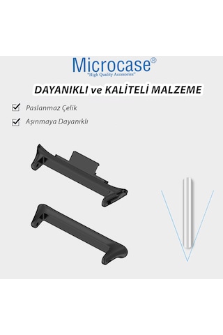 Microcase Xiaomi Redmi Watch 4/mi Band 8 Pro İçin 22mm Metal Kordon Kayış Adaptörü-al4954