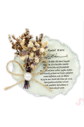 Kutulu Ve Süslü 6,50 Cm Epoksi Magnet, Gümüş - 10 Adet Gümüş