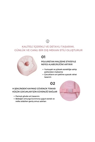 Zoyzoıı Animal Serisi Sırt Çantası / Pink Fox Çok Renkli