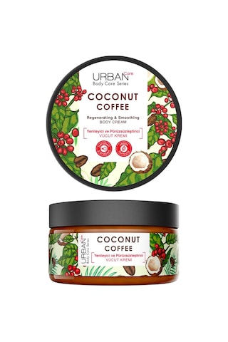 Urban Care Coconut Coffee Yenileyici ve Pürüzsüzleştirici Vücut Kremi 200 ML