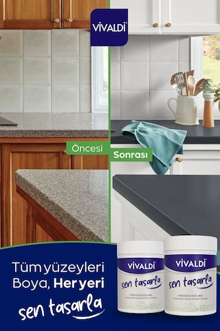 Vivaldi Tüm Yüzeyler İçin Su Bazlı Akrilik Yenileme Boyası 1 L