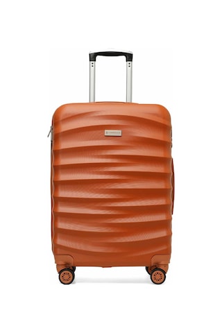 Lumberjack Newyork -b Abs 5pr Kiremit Unisex Büyük Boy Valiz 000000000102042700 Kırmızı